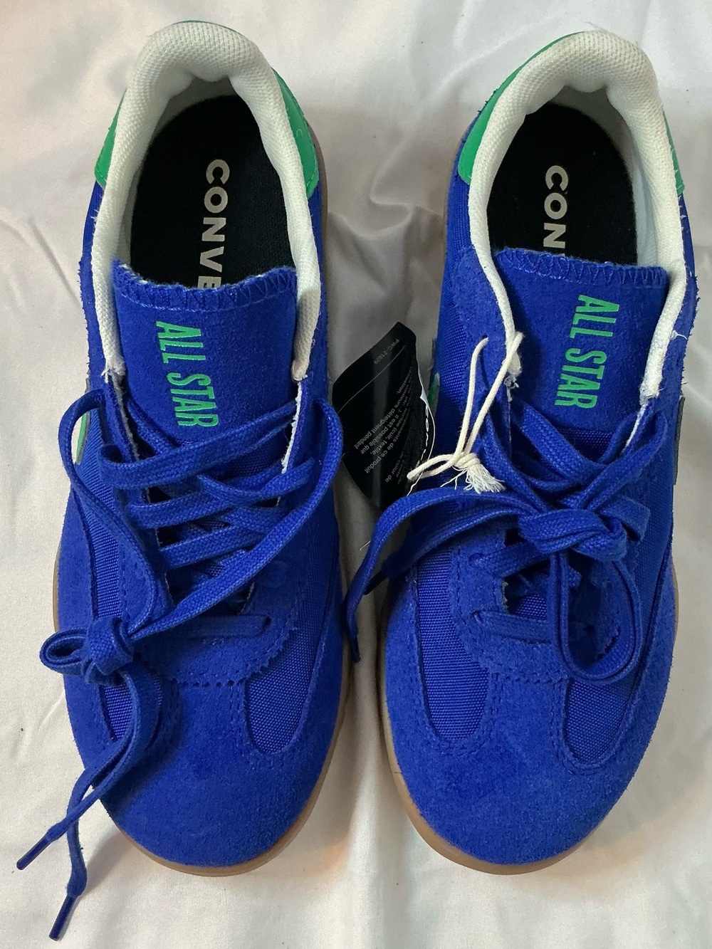Converse Run Star Trainer Blue Green Gum Sneakers Big Kids 3.5Y/woman’s 5 NWT